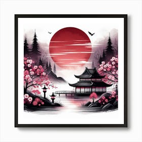 Japanese tranquility Art Print