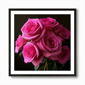 Pink Roses 5 Art Print