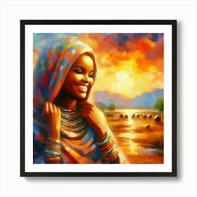 African Woman 1 Art Print