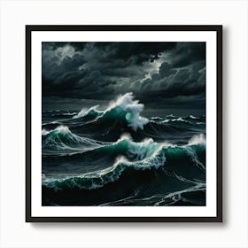 Stormy Sea 6 Art Print