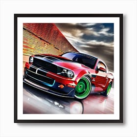 Ford Mustang Wallpaper 1 Art Print