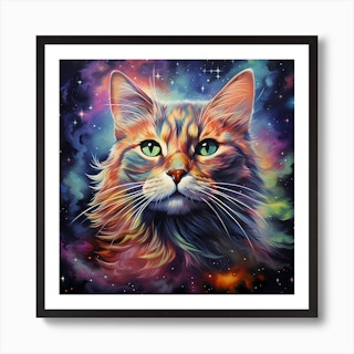 Galaxy Cat - Diamond Painting 