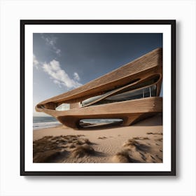 House In The Sand Art Print