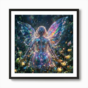 Fairy In The Meadow Poster