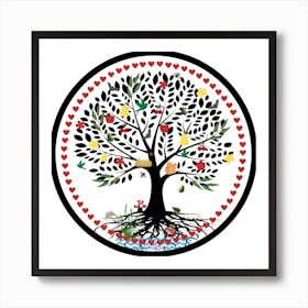 Tree Of Life Vegetation Life Cycle Art Print