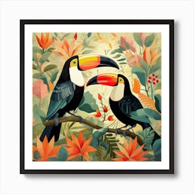 Bird In Nature Toucan 3 Art Print