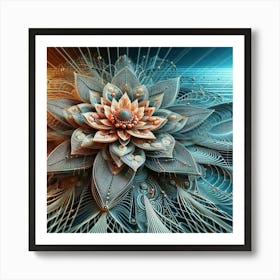 Lotus love Art Print