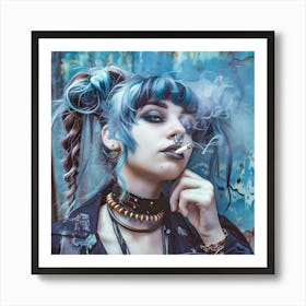 Punker Girl 1 Art Print