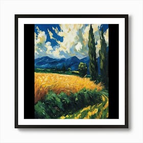 Wheat Field 2 Art Print