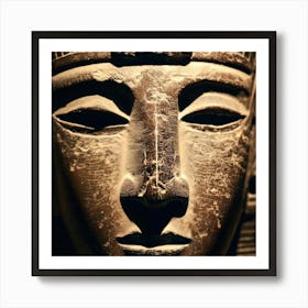 Pharaonic Greek Relics Face Art Print