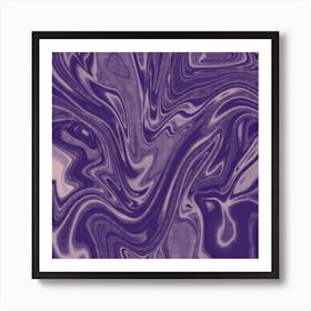 Purple Swirls Art Print