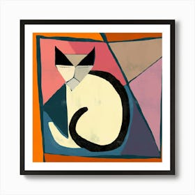 Abstract Cat ii Art Print