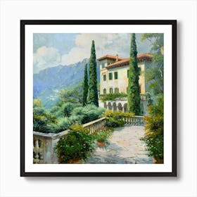 Villa Lante, Memory of Rome Art Print