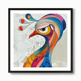 Peacock - colorful cubism, cubism, cubist art,    abstract art, abstract painting  city wall art, colorful wall art, home decor, minimal art, modern wall art, wall art, wall decoration, wall print colourful wall art, decor wall art, digital art, digital art download, interior wall art, downloadable art, eclectic wall, fantasy wall art, home decoration, home decor wall, printable art, printable wall art, wall art prints, artistic expression, contemporary, modern art print, Art Print