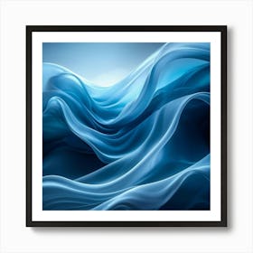 Abstract Symphony Visualized In Dynamic Curves The Flowing Elegance Of A Graceful And Intricate Des Art Print