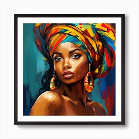 African Woman 14 Art Print