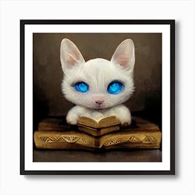 White cat 1 Poster