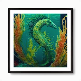 Seahorse Art Print