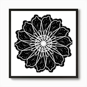 Lace Flower Poster