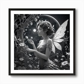 Fairy In The Forest 8 Art Print