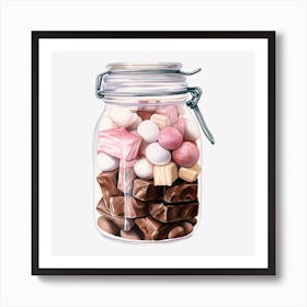 Jar Of Sweets 3 Art Print