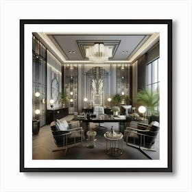 Deco Interior Design 1 Art Print