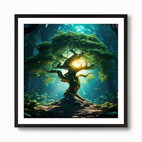 Tree In The Forest 1 Art Print