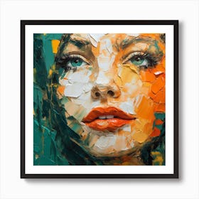 Portrait Of A Woman 17 Art Print