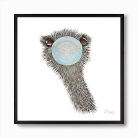 Ostrich Poster