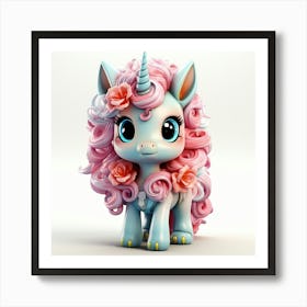 Little Unicorn 18 Art Print