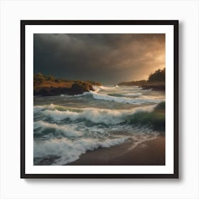 Stormy Sea Art Print