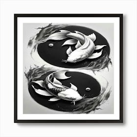 Koi Fish Art Print