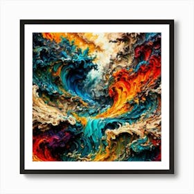 Abstract Painting 14 Art Print