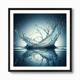 Water Splash - Water Splash Stock Videos & Royalty-Free Footage 3 Art Print