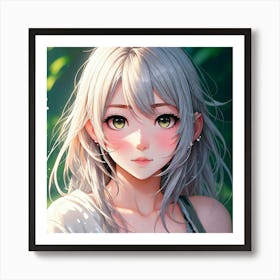 Firefly Serene Anime Girl With Stoic Expression 58629 (2) Art Print