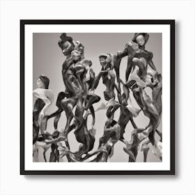 Abstract Sculpture Poster