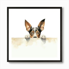 Toy Fox Terrier Dog 3 Art Print