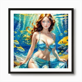 Mermaidetg Art Print