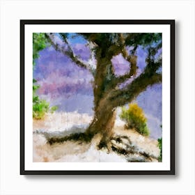 Grand Canyon Tree Art Print Art Print