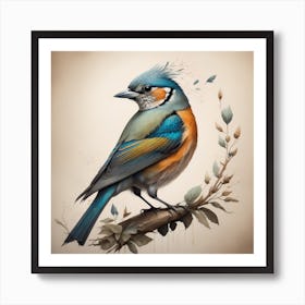 Blossom Bird Art Print