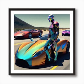 Futuristic Cars 2 Art Print