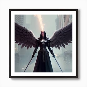 Angel Of Death 2 Art Print