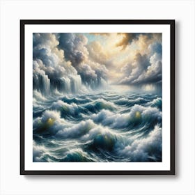 Stormy Seas Dreamscape Art Print