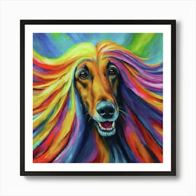 Afghan Hound 2 Art Print