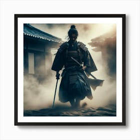 Samurai Warrior Art Print