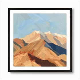 Mountain Range Art Print