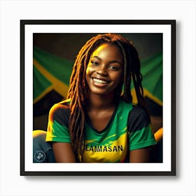 Jamaican Realistic image Art Print