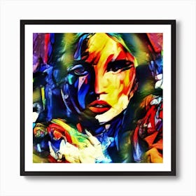 Abstract  - Woman Art Print