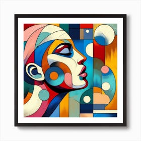 Abstract Of A Woman 9 Art Print