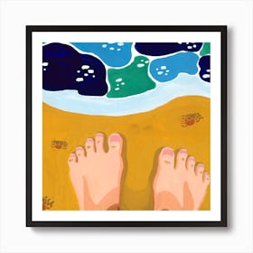 Beach - 1x1 Art Print